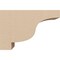 Ekena Millwork 2"W x 6"D x 4"H Classic Newport Rough Cedar Woodgrain TimberThane Corbel, Primed Tan CORUR02X06X04NEWRCPR - alternate 6